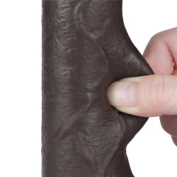 LoveToy SlidingSkin Gode Sliding Skin 12 x 3.7 cm Noir